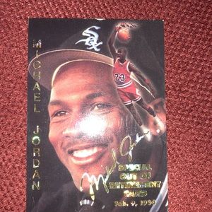 Micheal Jordan out of retirement card
